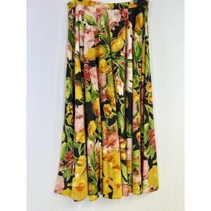 Flint & Moss Maxi Skirt Full A-Line Boho NEW Pull On Elastic Stretch Waist Sz L